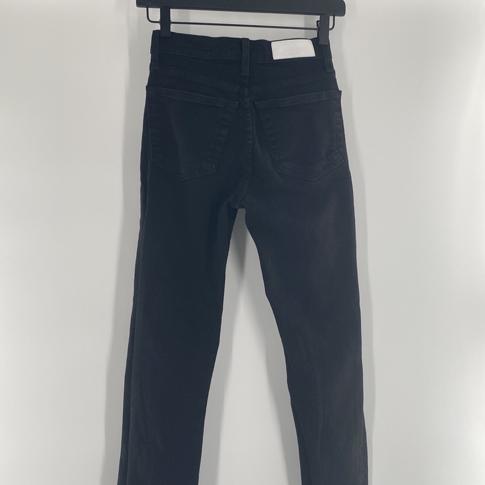 RE/DONE ORIGINAL Stretch High-Rise Ankle Crop Skinny Jeans - Picture 5 of 13